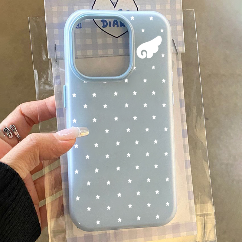 Xiaomi Redmi Note 14 - Korean Cute Aesthetics Star Angel Wings