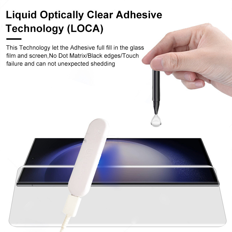 UV Liquid Glue Tempered Glass  - Oppo Reno 12 ulasan dan harga