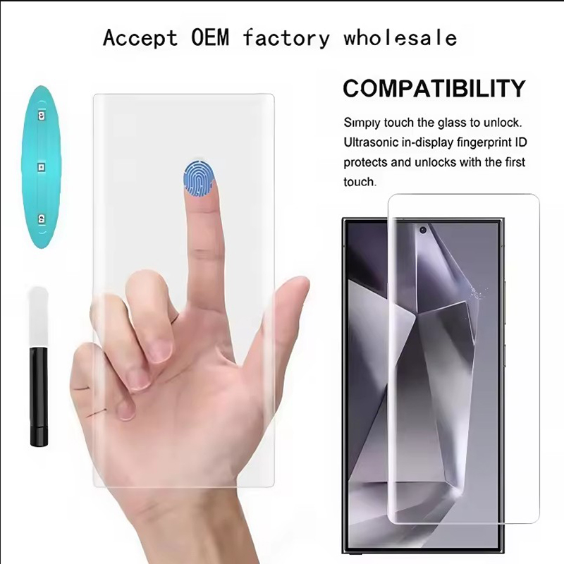 UV Liquid Glue Tempered Glass  - Oppo Reno 12 ulasan dan harga