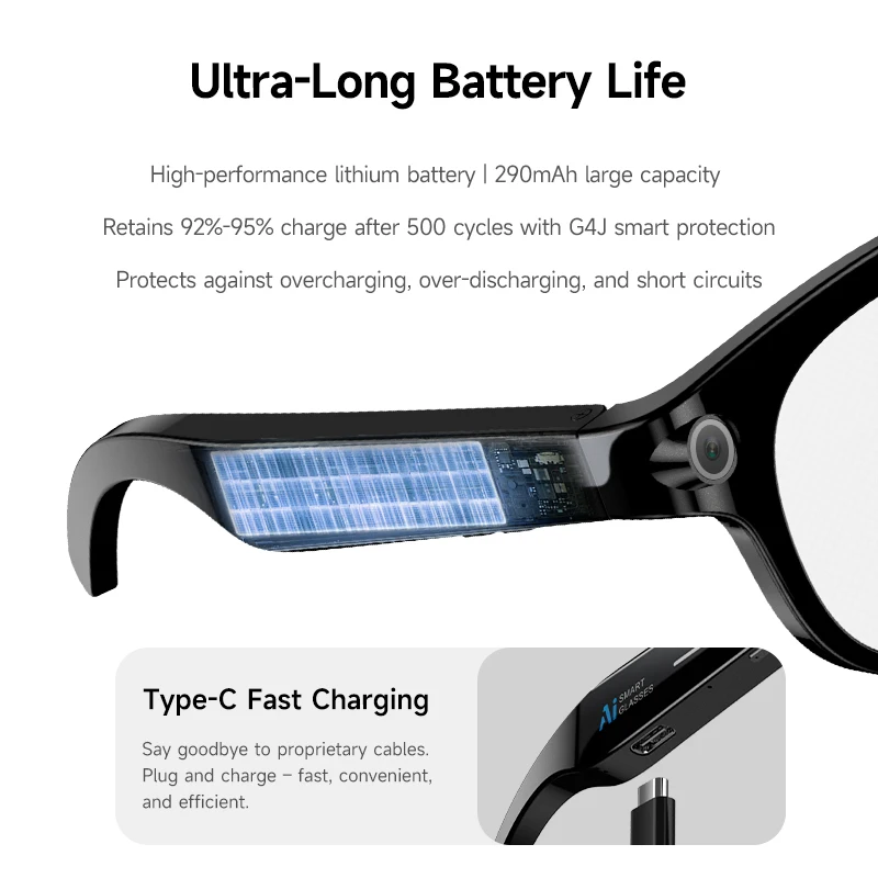 Lenovo AI Smart Glasses 8K Rem - Smart Glasses Lens ulasan dan harga