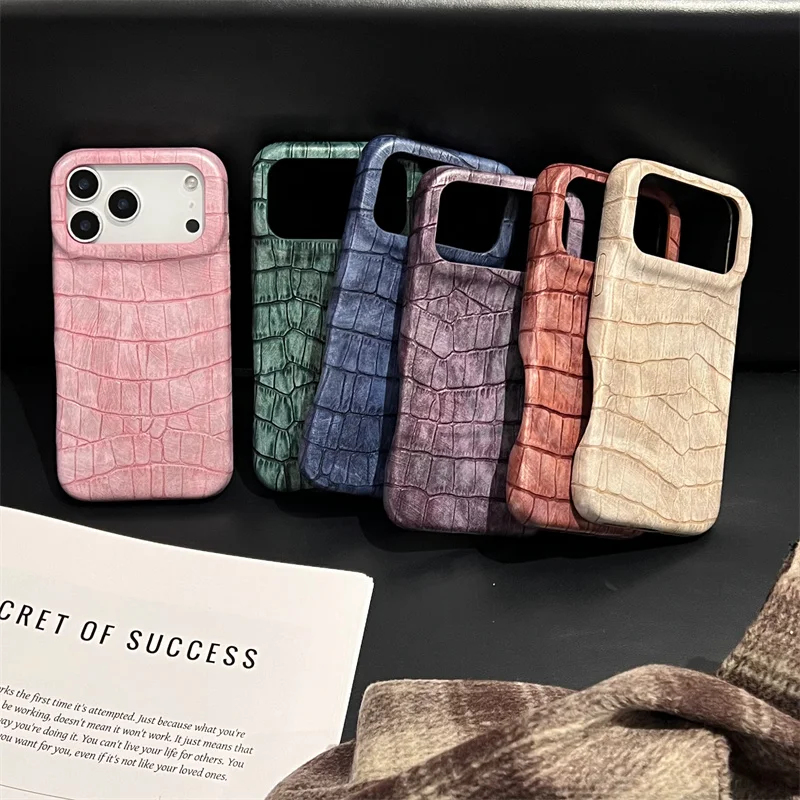 Retro Imitation Crocodile Leat - Apple Iphone 16 ulasan dan harga