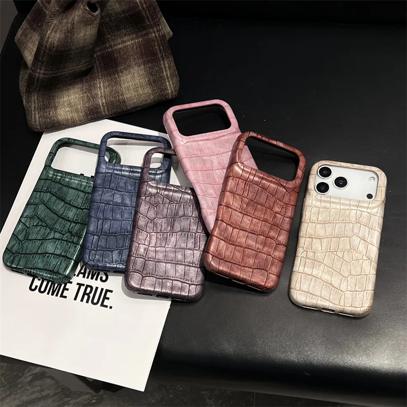 Retro Imitation Crocodile Leat - Apple Iphone 16 ulasan dan harga