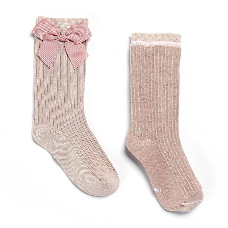 Children Girls Socks With Bows - Baby Sock Oximeter ulasan dan harga