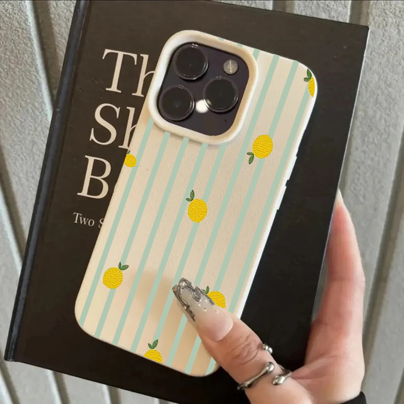 Shockproof Cute Lemon Pattern  - Apple Iphone 15 ulasan dan harga