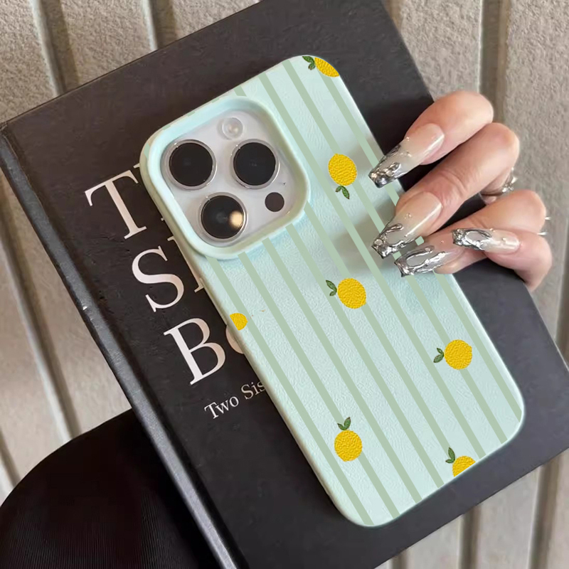 Shockproof Cute Lemon Pattern  - Apple Iphone 15 ulasan dan harga