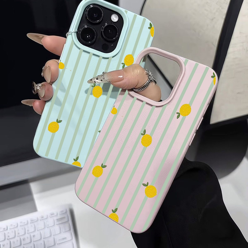 Shockproof Cute Lemon Pattern  - Apple Iphone 15 ulasan dan harga
