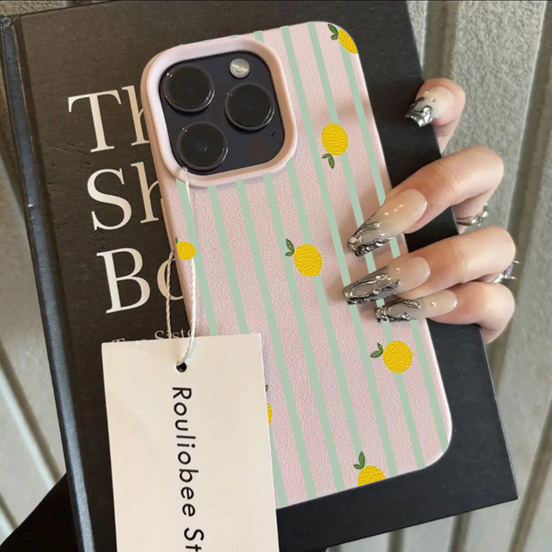 Shockproof Cute Lemon Pattern  - Apple Iphone 15 ulasan dan harga